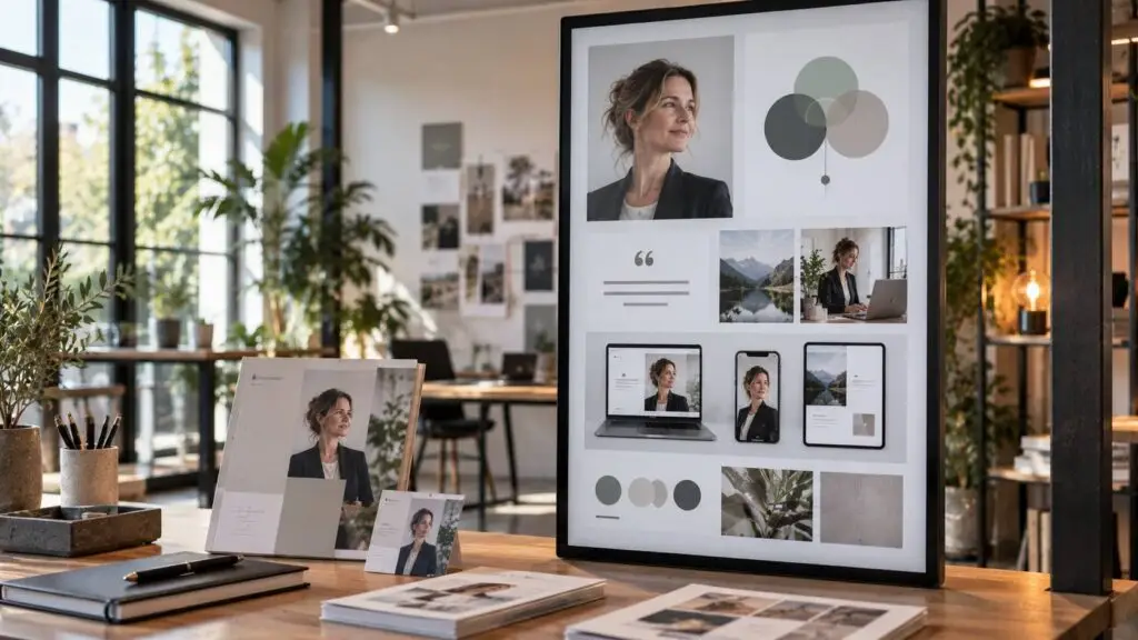 Personal branding opgebouwd uit positionering, boodschap, bewijs, zichtbaarheid en consistentie